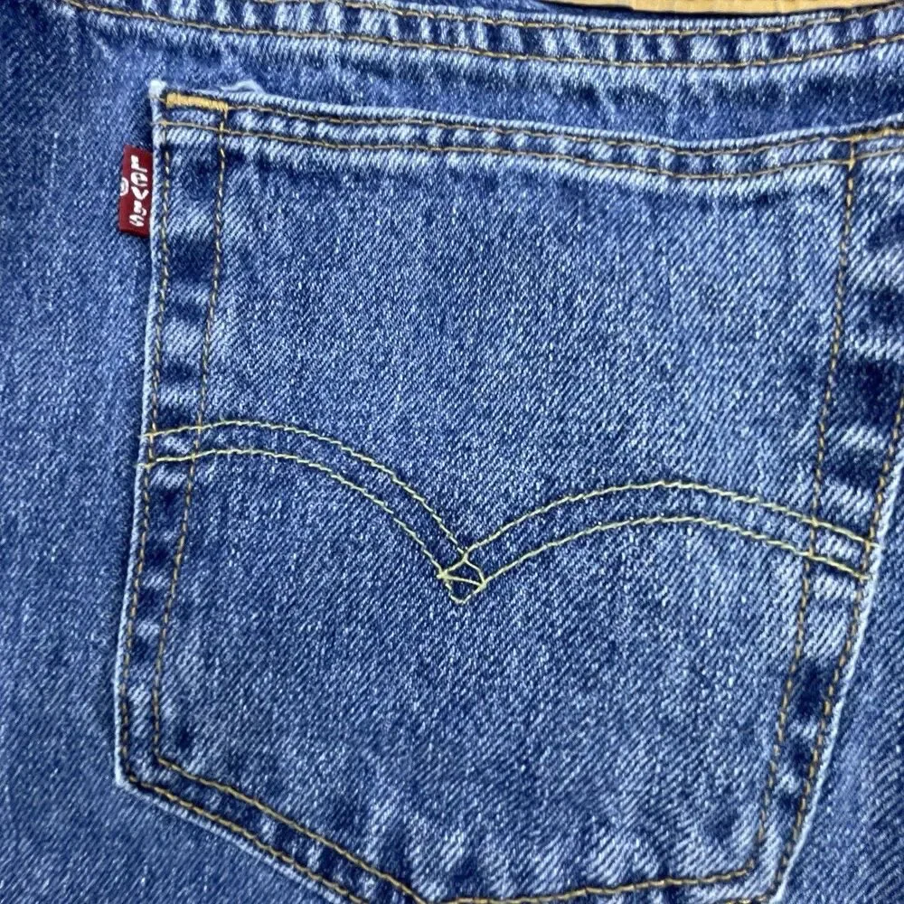 Levi's 517 Bootcut Jeans Men's 32x32 Blue Denim Cotton Western Workwear